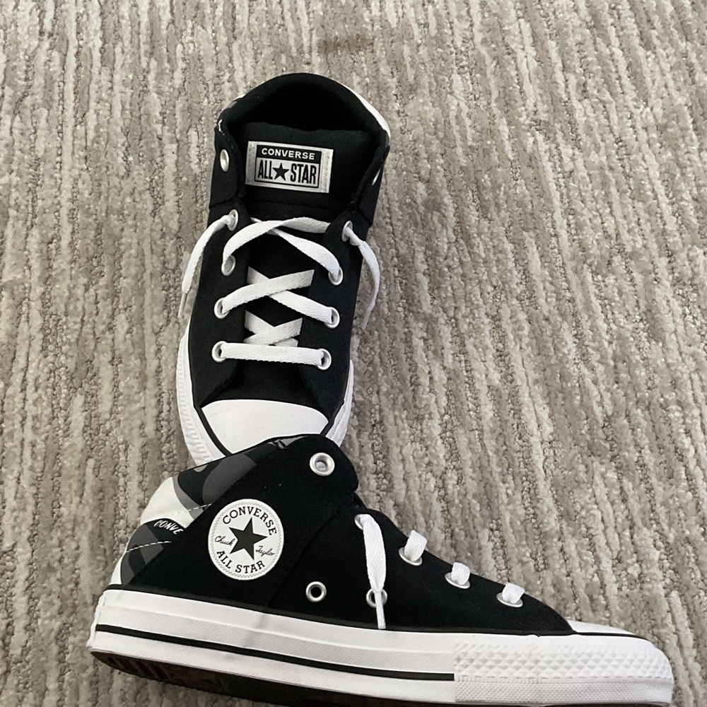 Converse Black and White High Tops